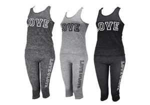 Active Tank Top & Capris Set Wholesale