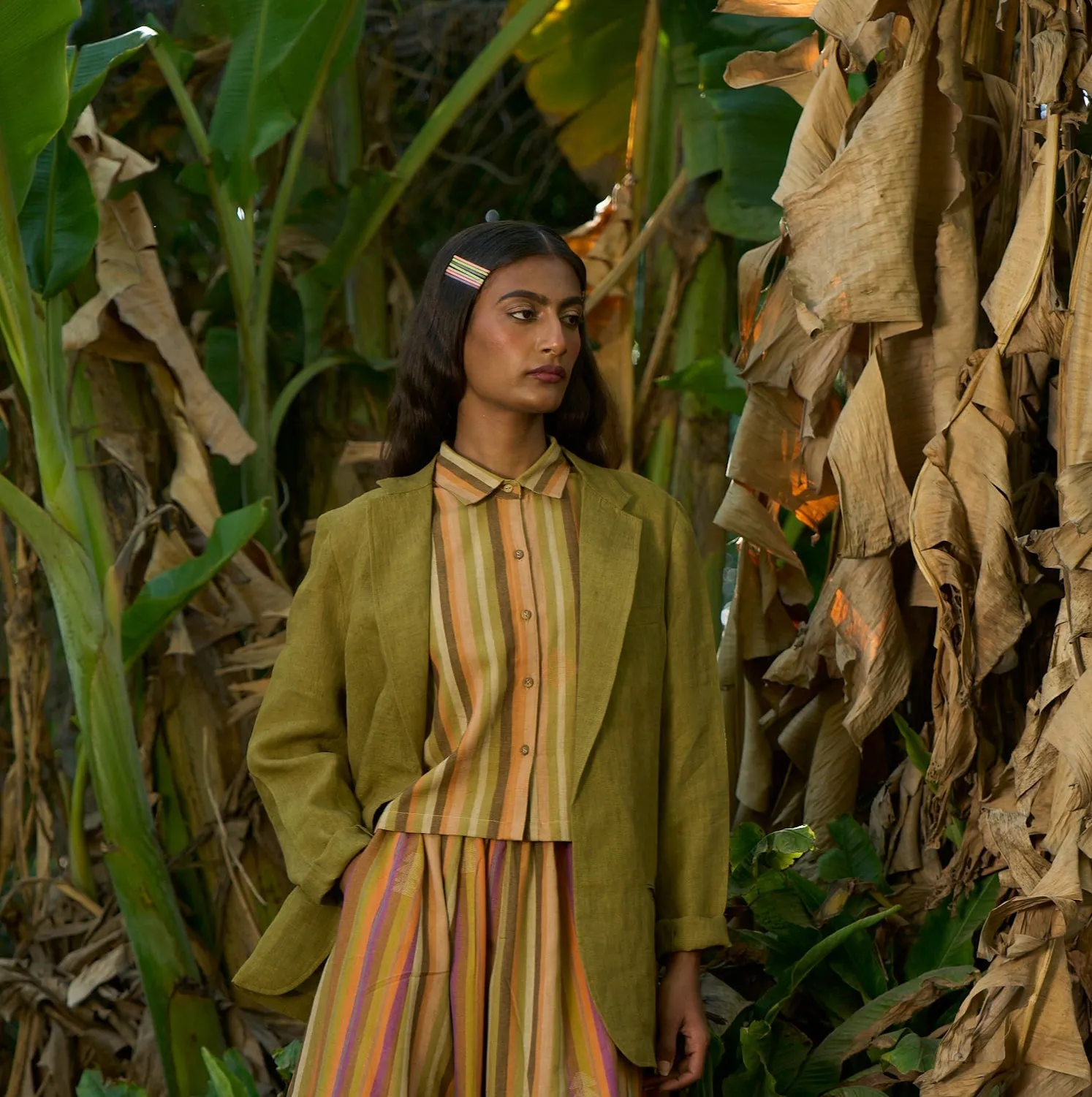 Adel Oversized Linen Jacket