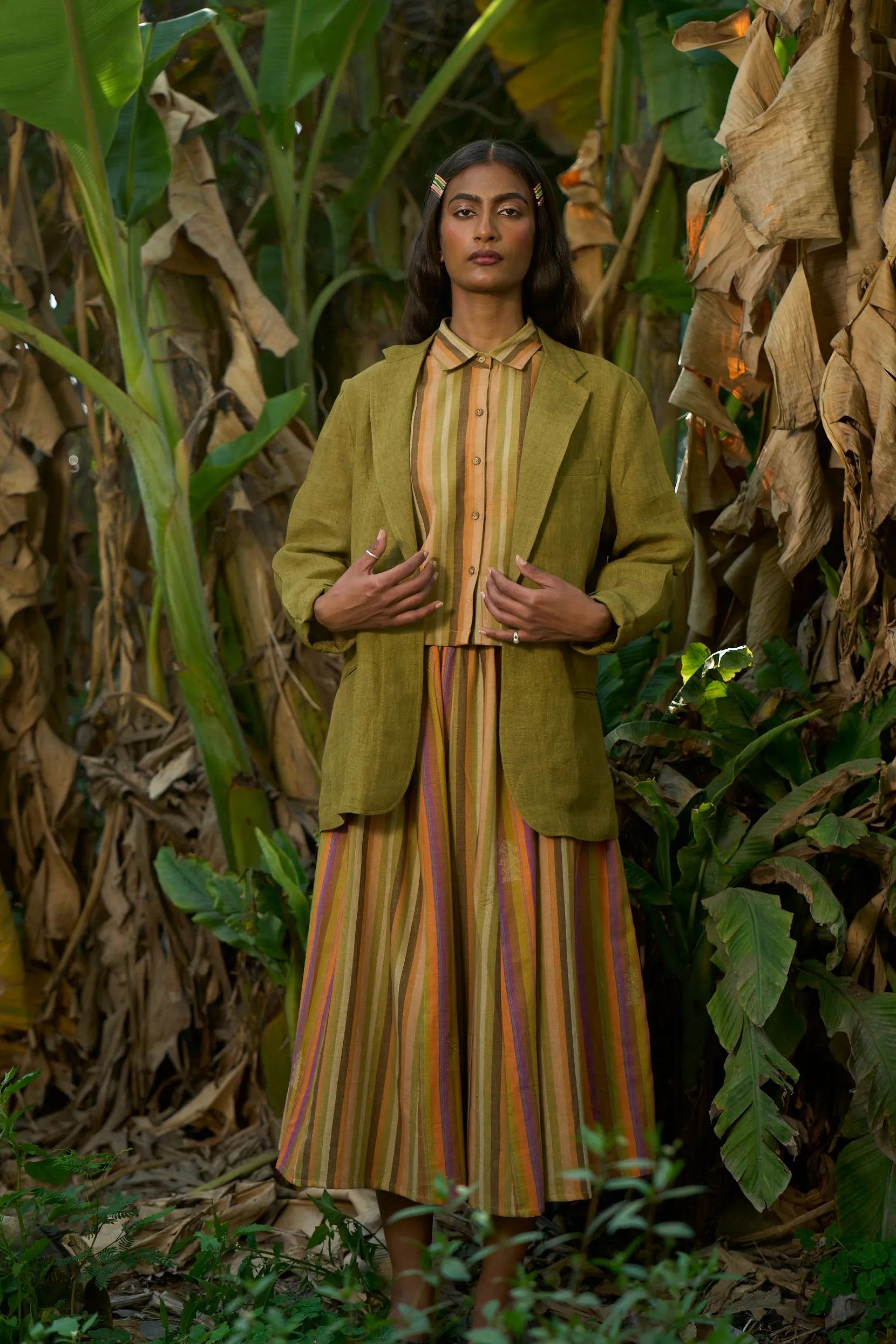 Adel Oversized Linen Jacket