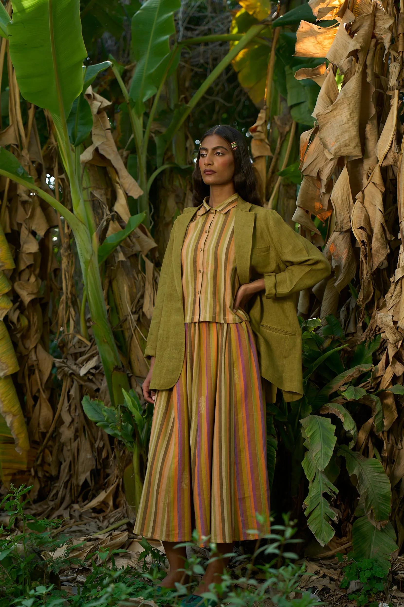 Adel Oversized Linen Jacket