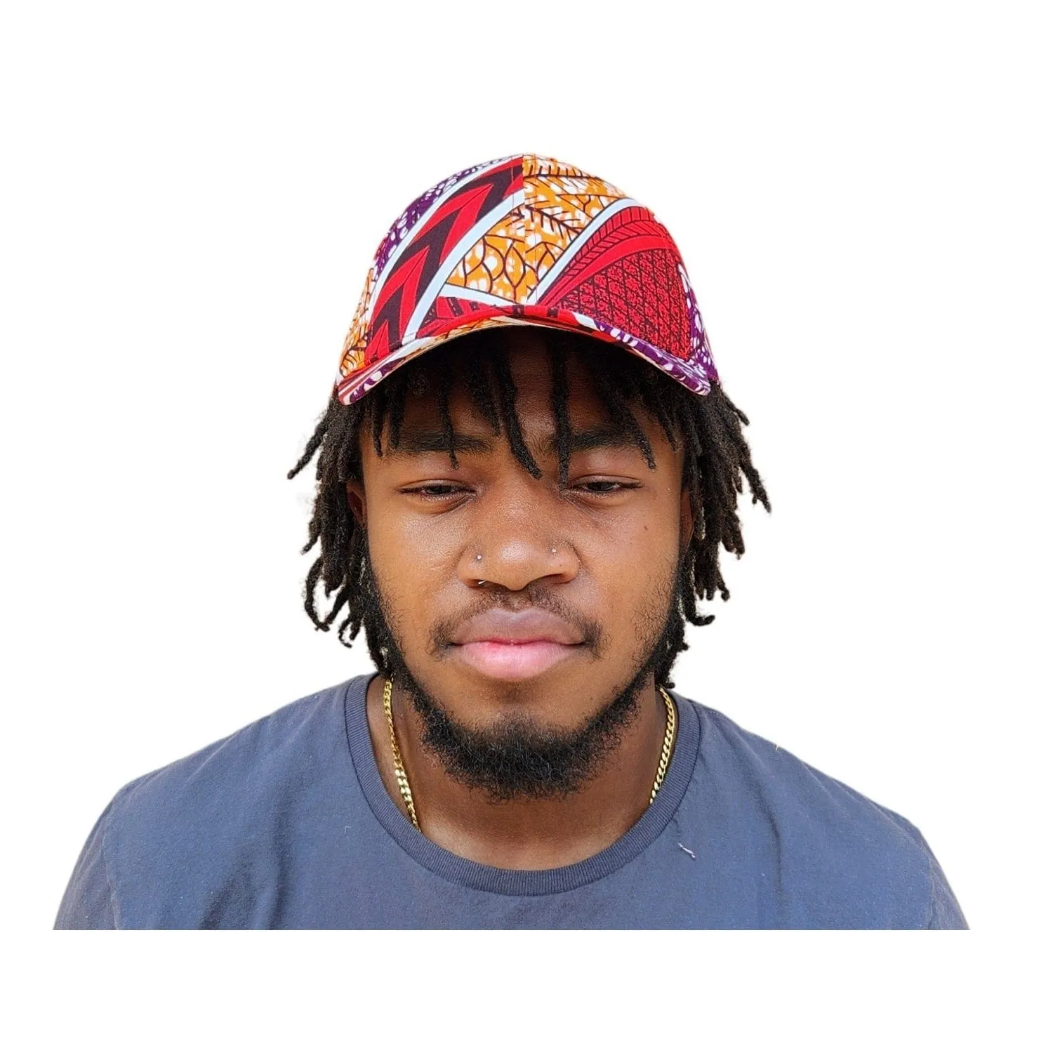African Wax Print Unisex Baseball Cap (Snapback)