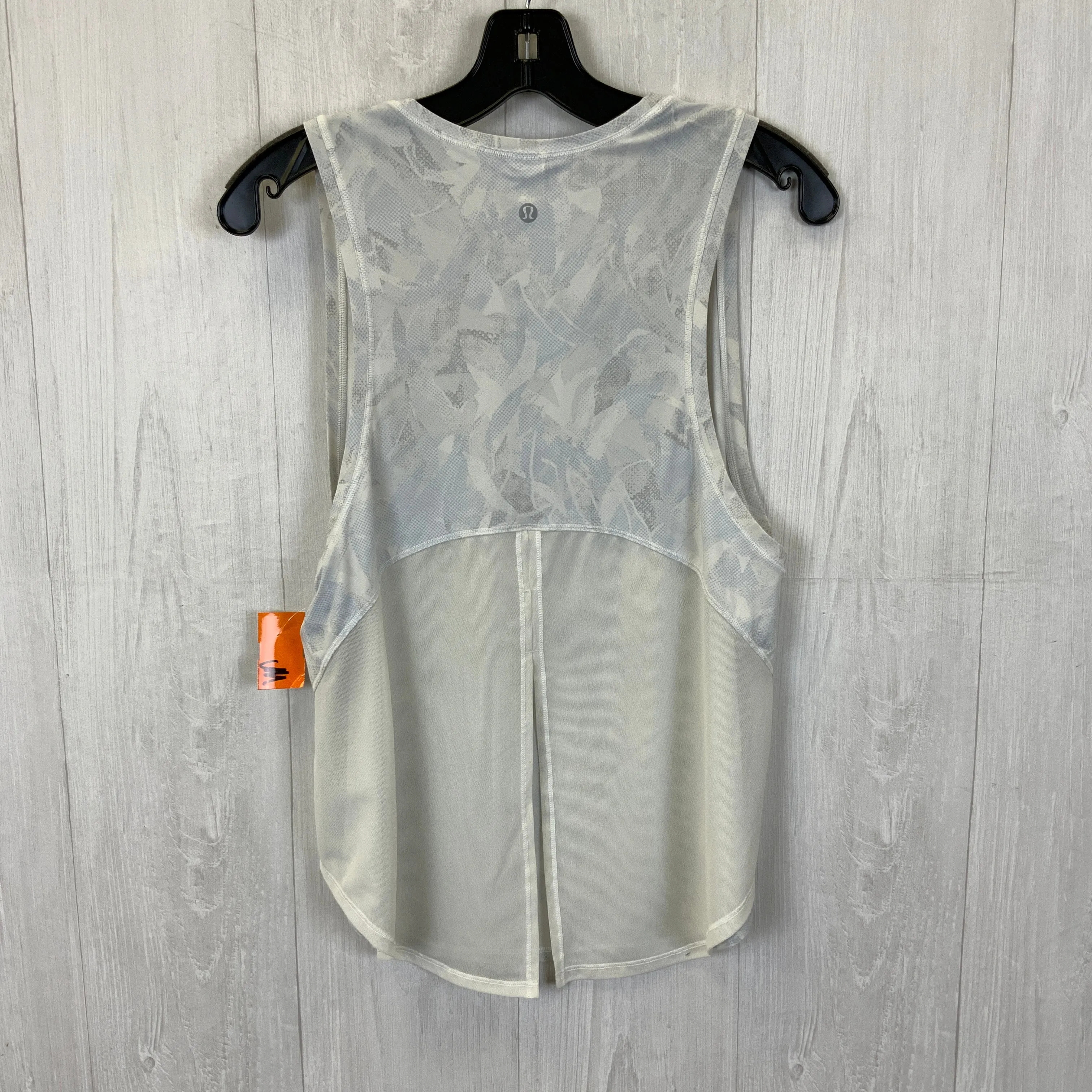 Athletic Tank Top By Lululemon In White, Size: 6