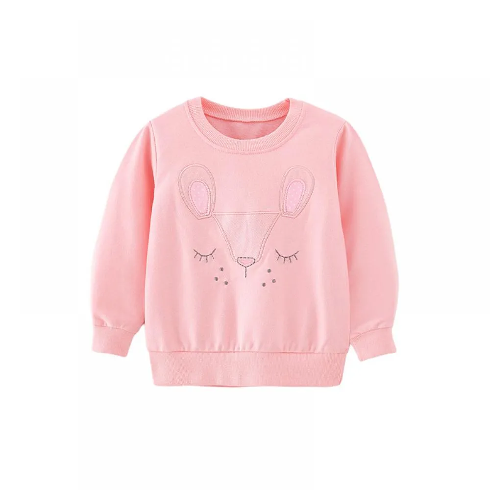Autumn Girls Western Style Cotton Long Sleeve Sweater Wholesale Girls Clothes