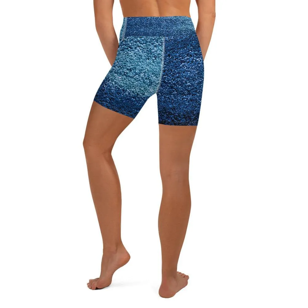 Azure High Waist Shorts