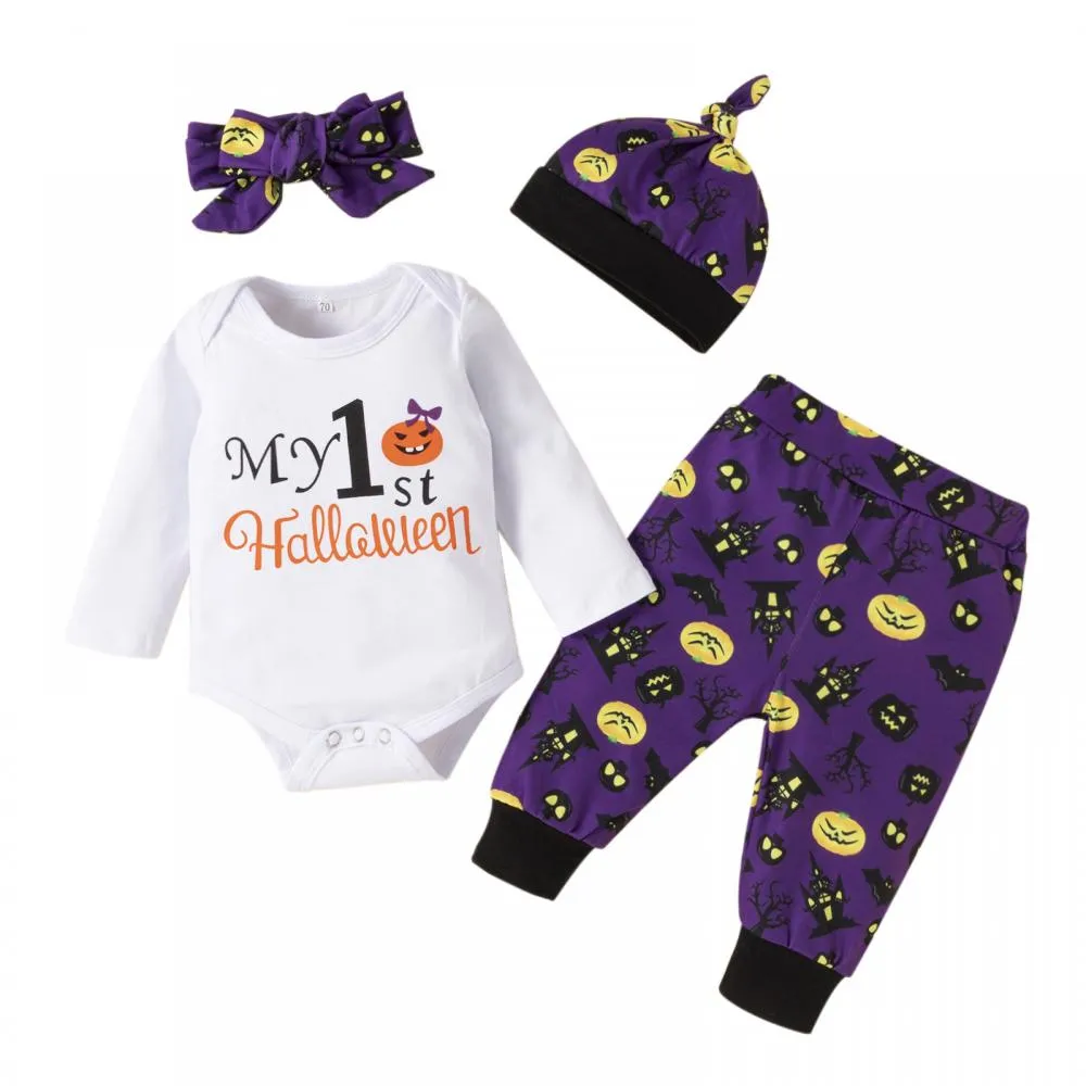 Baby Clothes Halloween Romper Three-piece Set Wholesale Boys Clothes