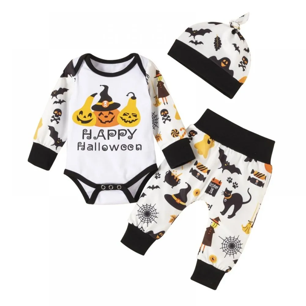 Baby Clothes Halloween Romper Three-piece Set Wholesale Boys Clothes