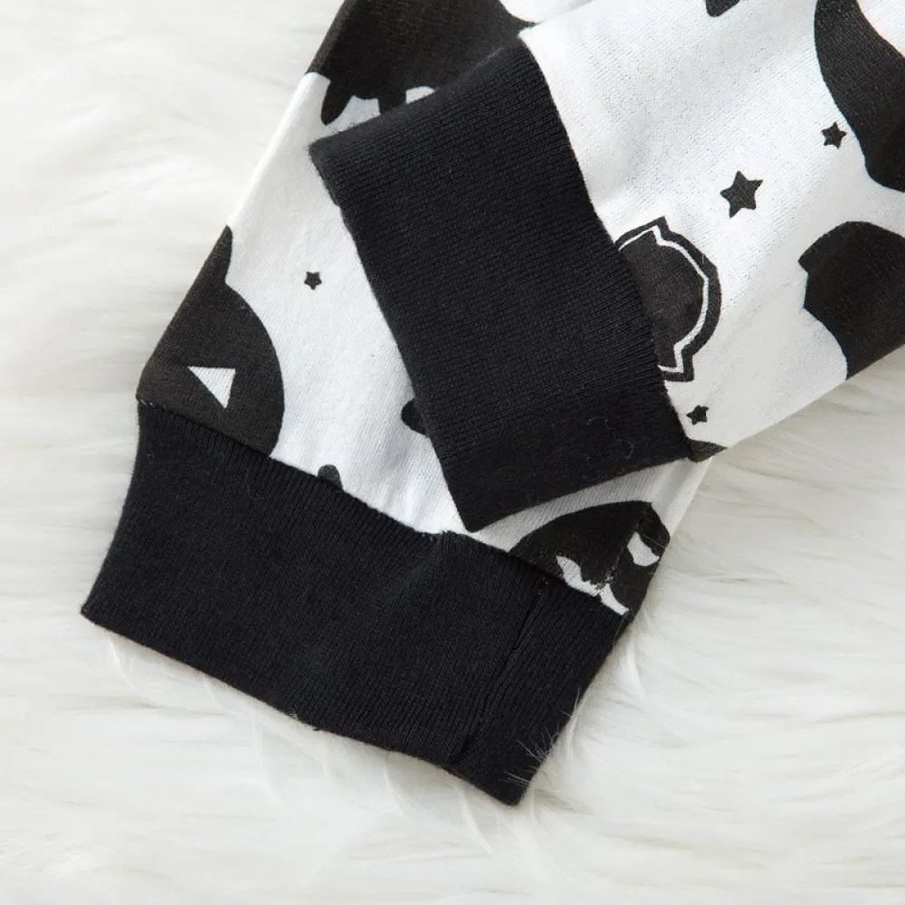 Baby Spring And Autumn Romper Cute Halloween Two-piece Set Wholesale Baby Clothes
