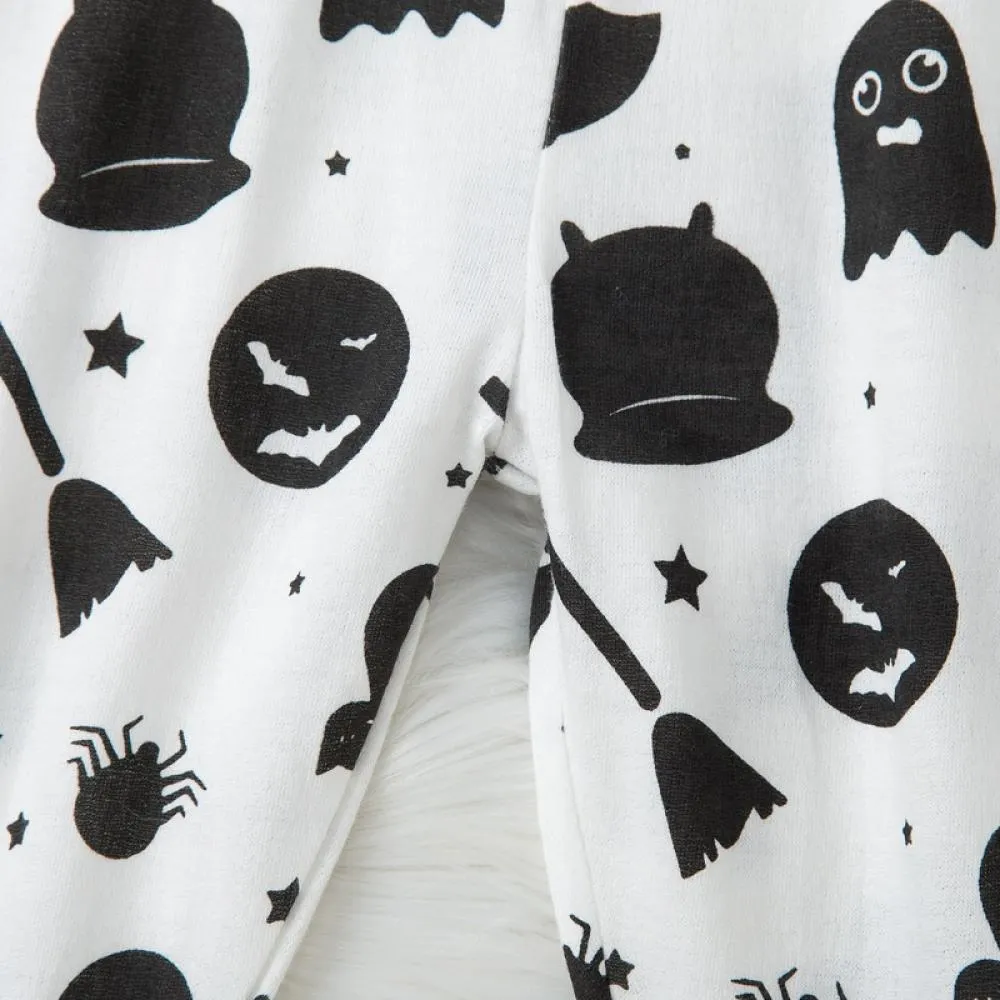 Baby Spring And Autumn Romper Cute Halloween Two-piece Set Wholesale Baby Clothes