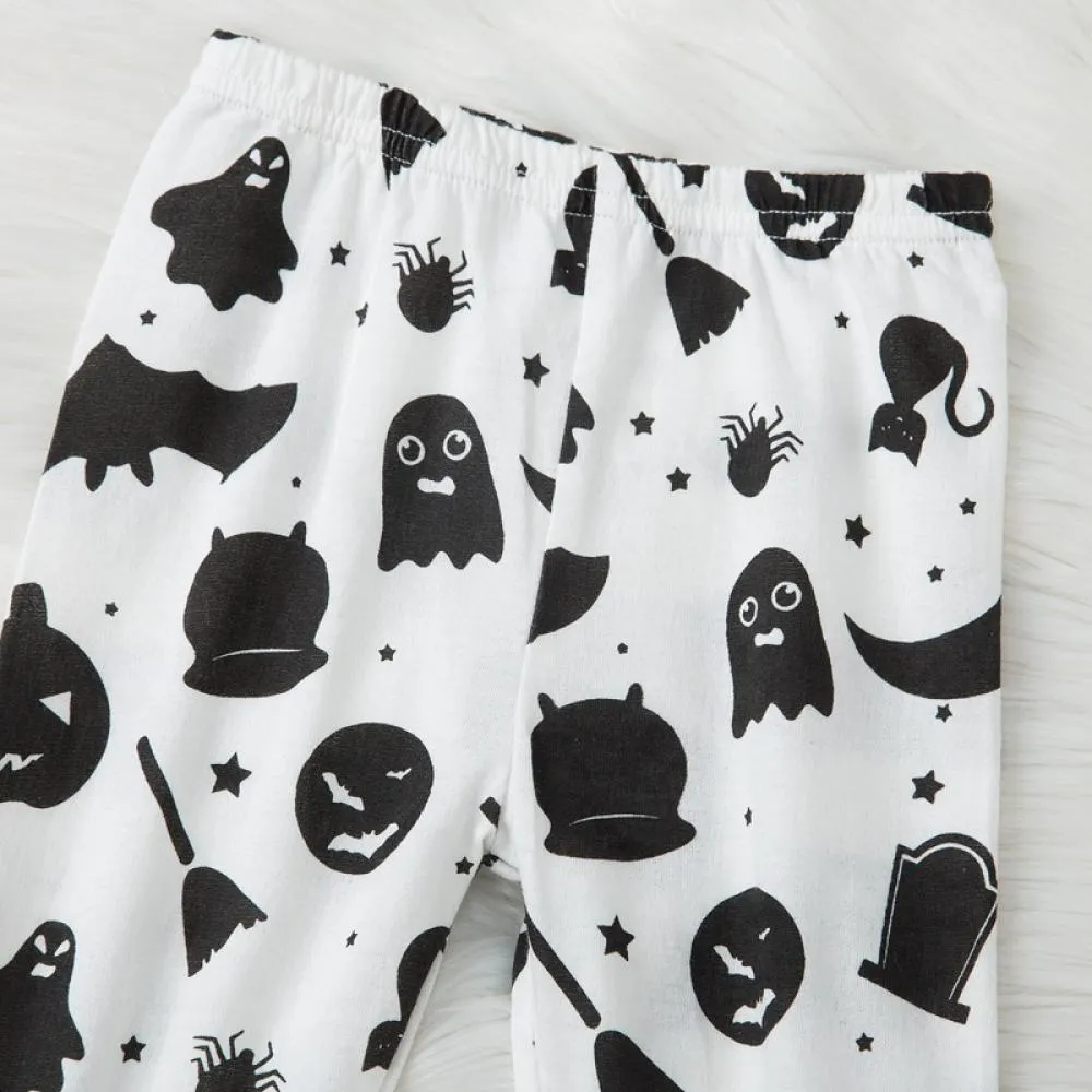 Baby Spring And Autumn Romper Cute Halloween Two-piece Set Wholesale Baby Clothes