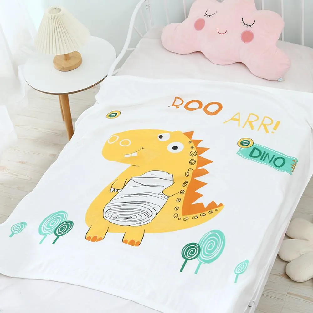 Baby Summer Double Gauze Bamboo Fiber 110*110CM Wholesale Baby Blanket