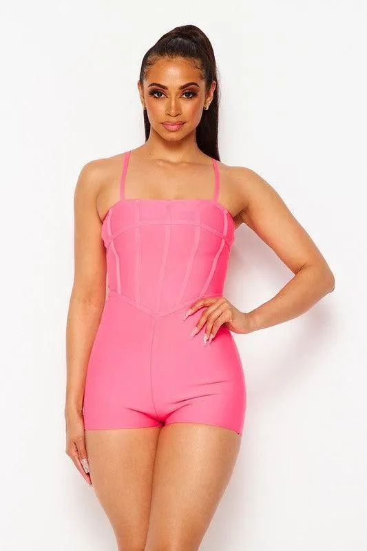 BANDAGE ROMPER