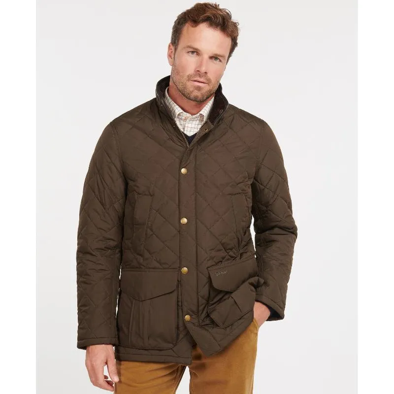 Barbour Devon Mens Quilted Jacket - Olive
