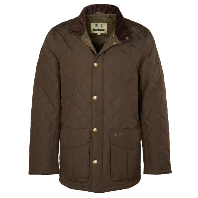 Barbour Devon Mens Quilted Jacket - Olive