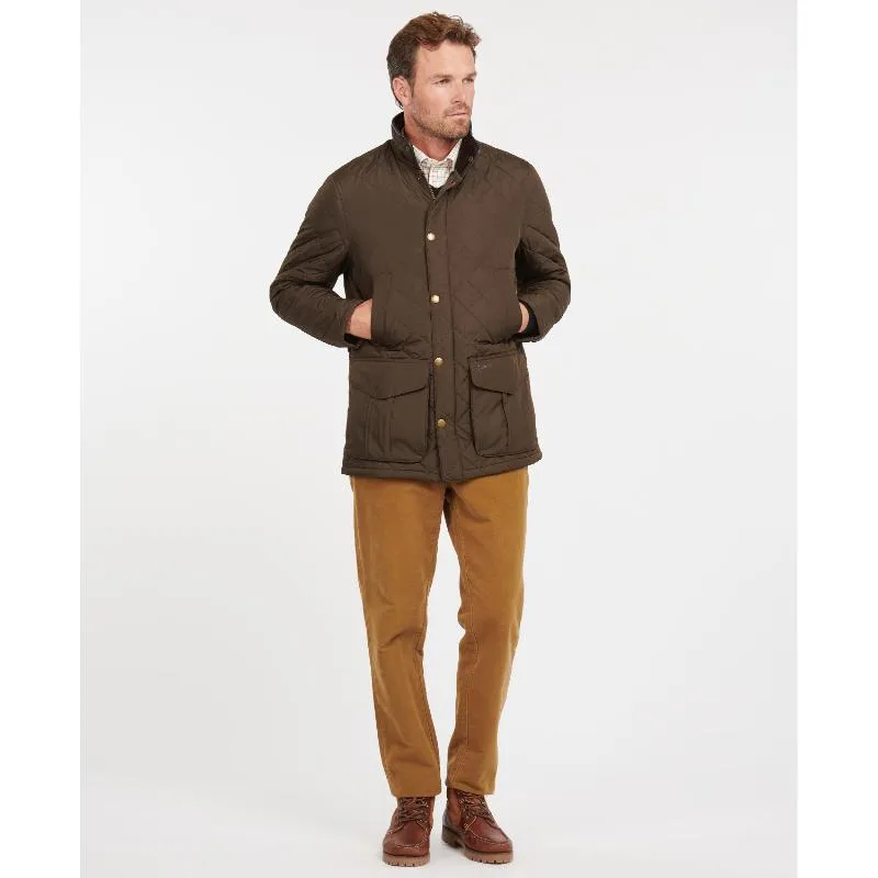 Barbour Devon Mens Quilted Jacket - Olive