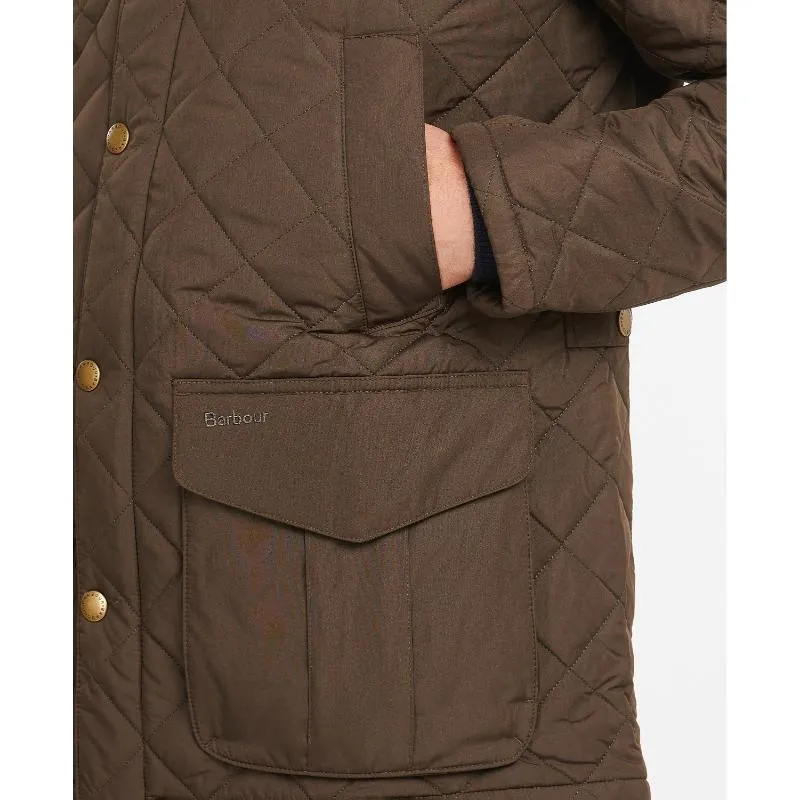 Barbour Devon Mens Quilted Jacket - Olive