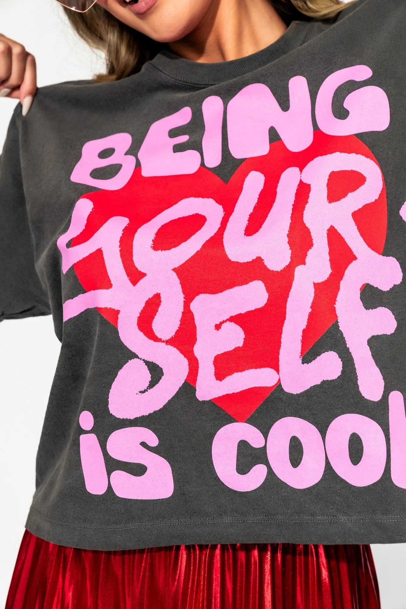 Being Yourself Is Cool Tee