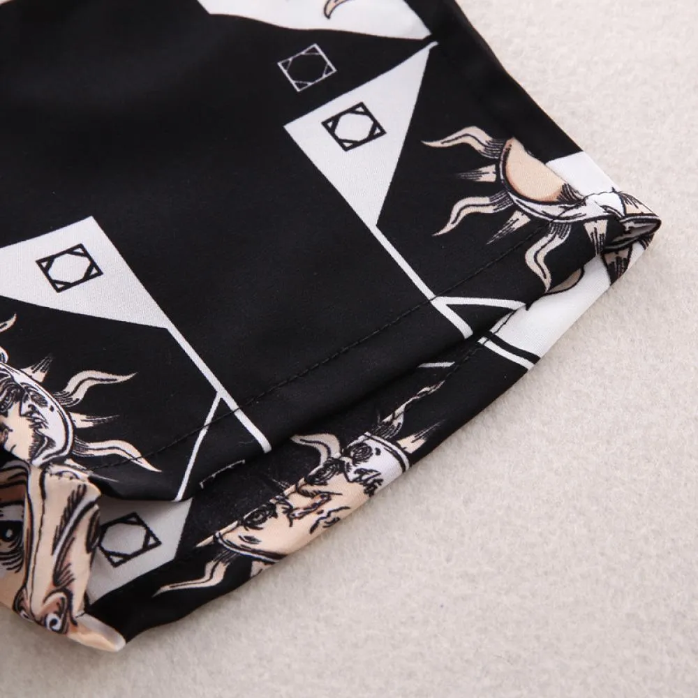 Boys Short Sleeve Shirt Summer Western Style Cool Sun Two-Piece Set Wholesale Baby Clothes