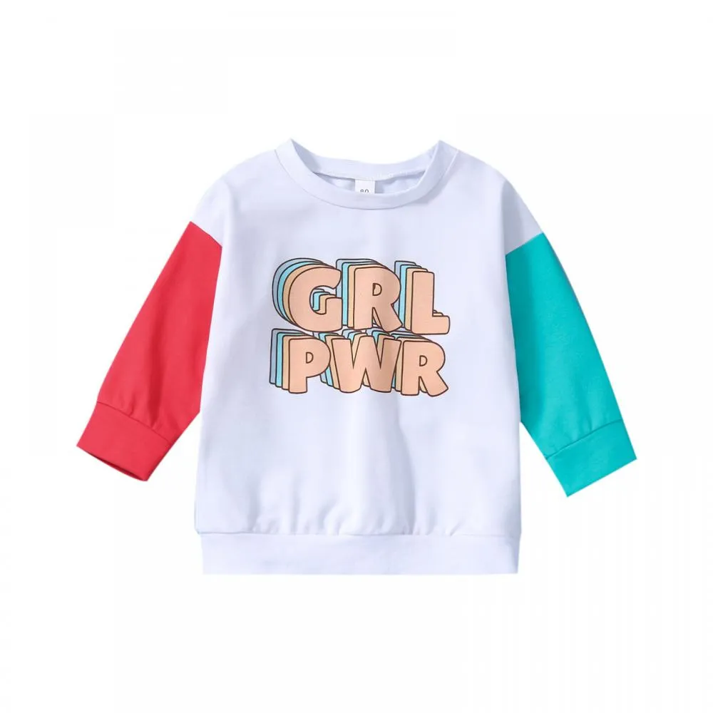 Boys Sweatshirt Spring And Autumn Color Matching Top Wholesale Kids Clothes
