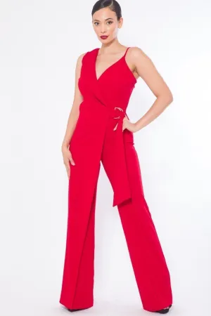 Cape Detailed Fashion Jumpsuit