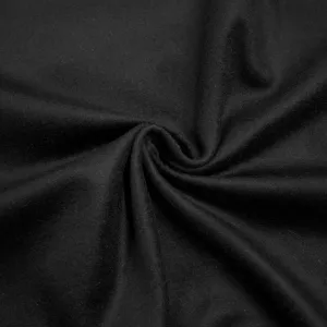 Carius Black Virgin Wool Blend