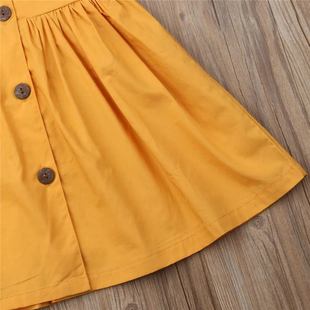 Children's Clothing Summer Red Dress Suspenders Girls Dress With Headband Wholesale Dress For Girl