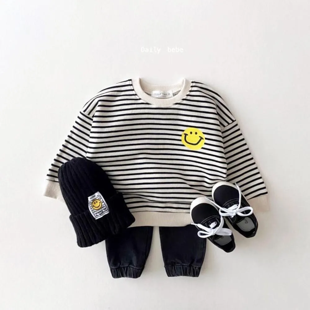 Children's Sweater Baby Spring Clothes Smiley Sweater Baby Wholesale Clothing