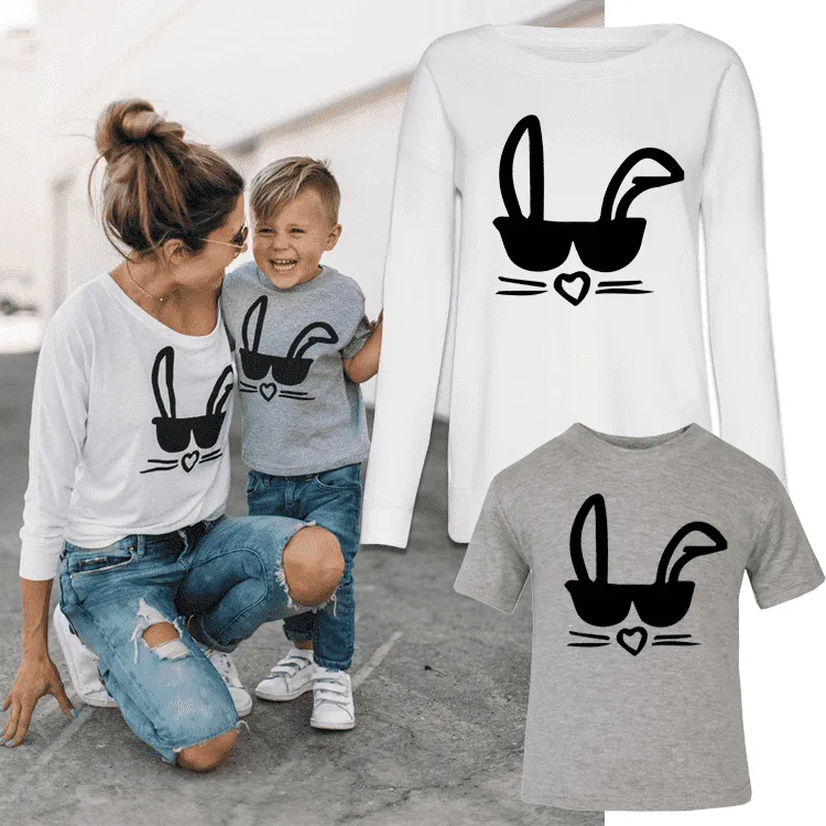 Cool Bunny Mummy & ME Matching Tops (MRK X)