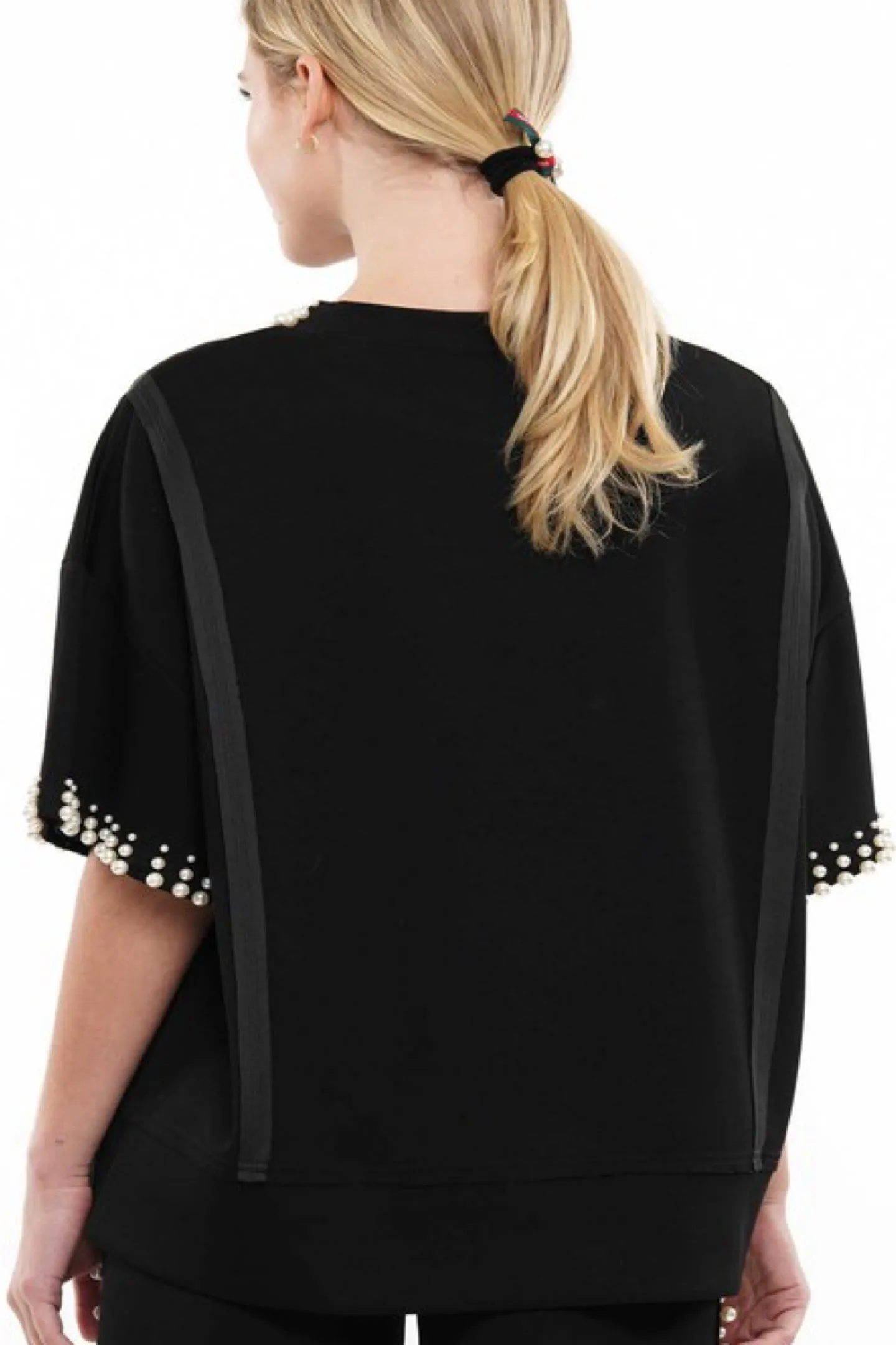 COOL CAT PEARLS DETAIL TOP