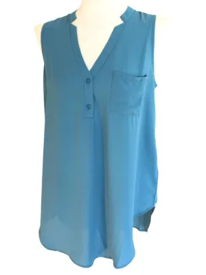 Cool Summer Larkspur Teal Top