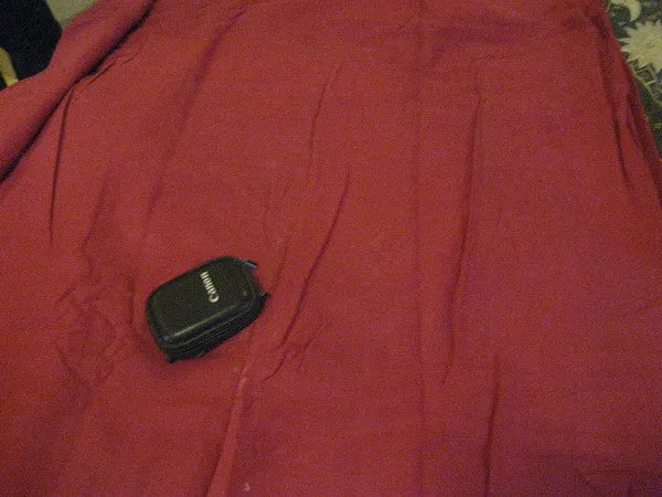 COTTON CORDUROY Fabric Cherry Red color [3957]