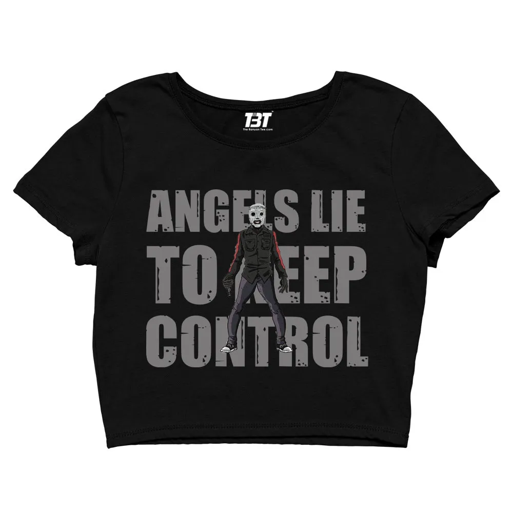 Crop Top - Angels Lie To Keep Control