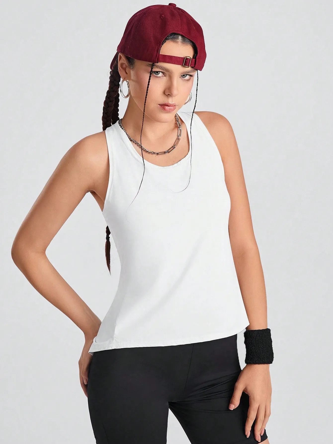 Cross Back Active Tank Top SS24