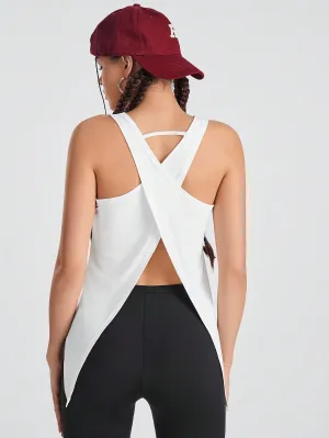 Cross Back Active Tank Top SS24