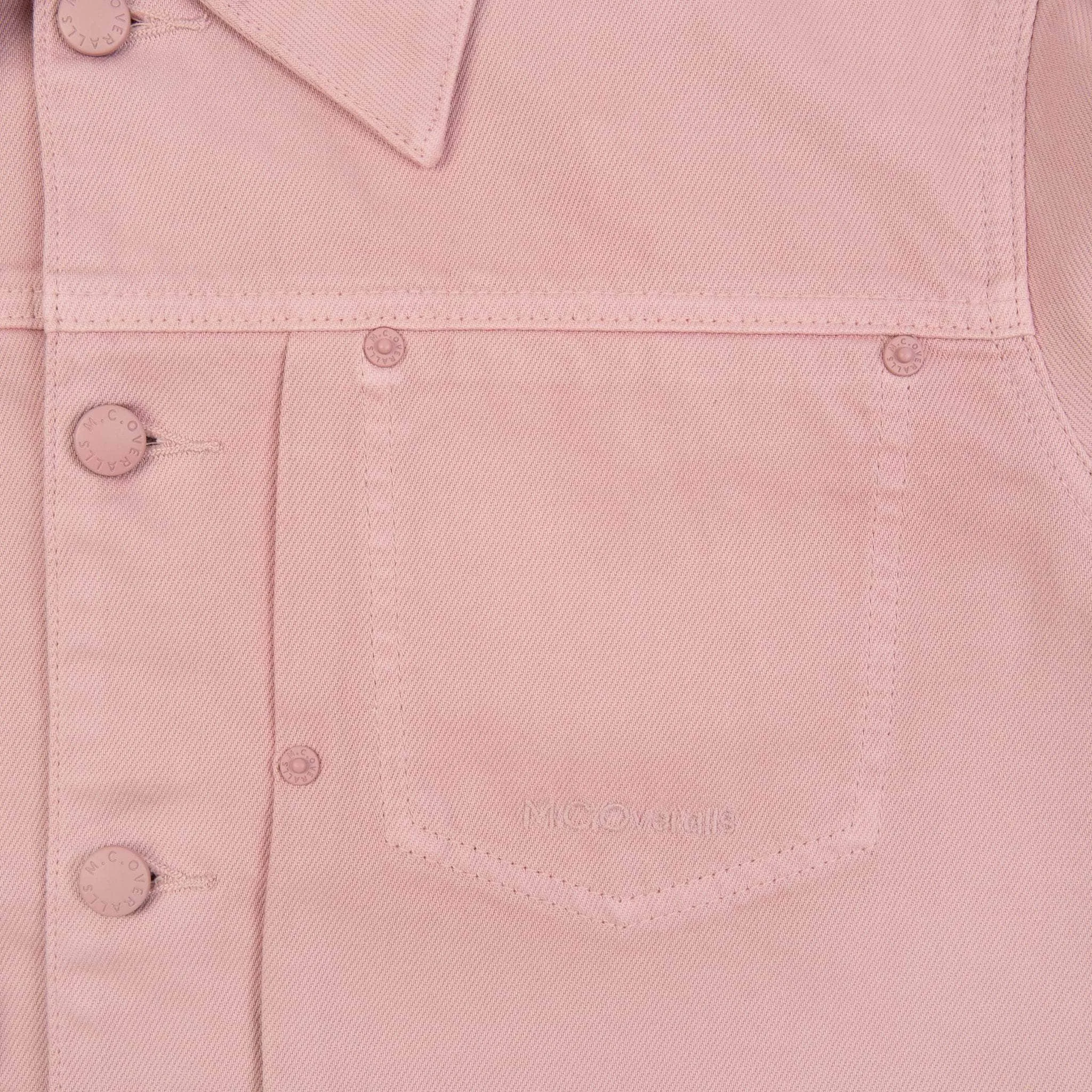 Denim Battle Jacket Dusty Pink