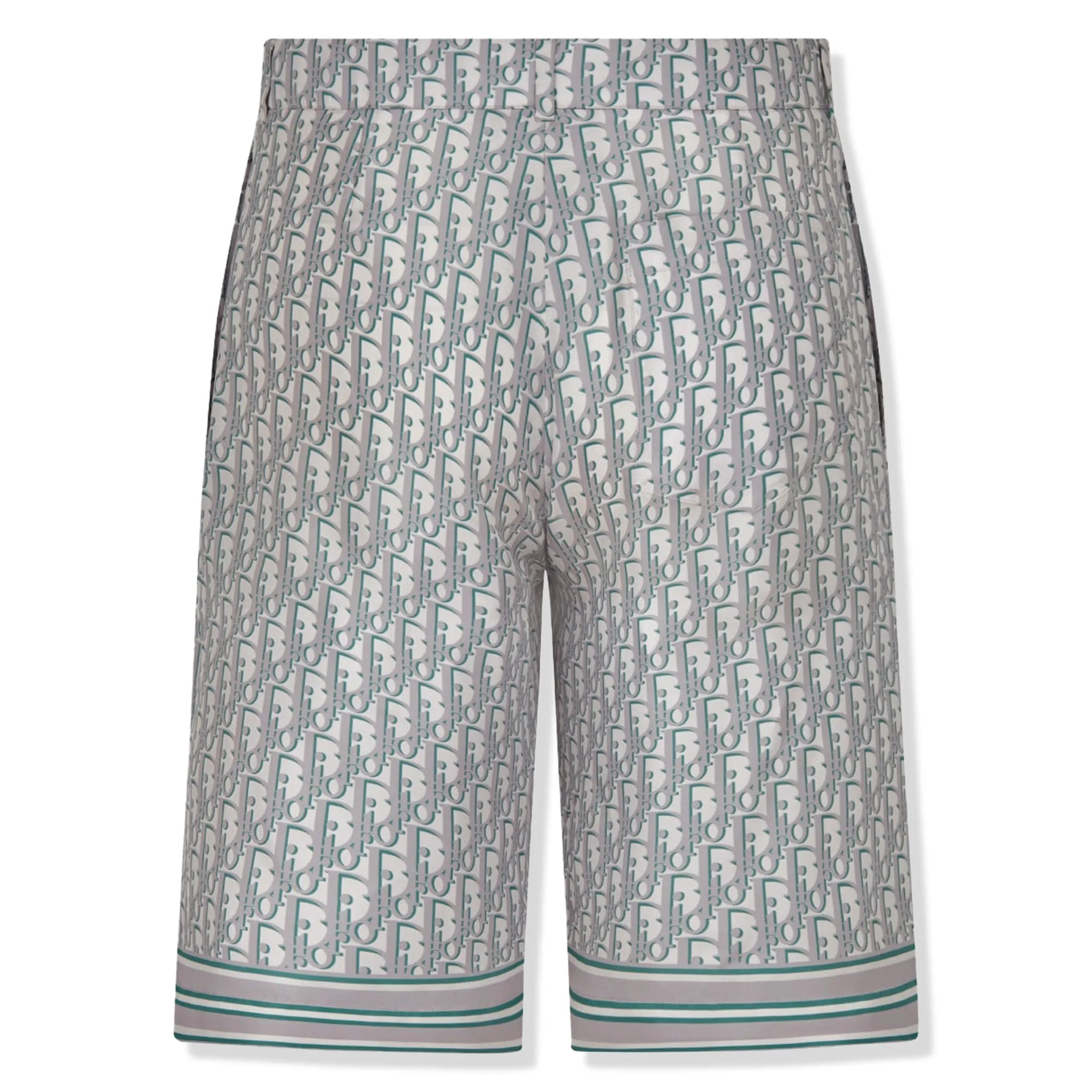 Dior Oblique Bermuda Mauve Silk Twill Shorts