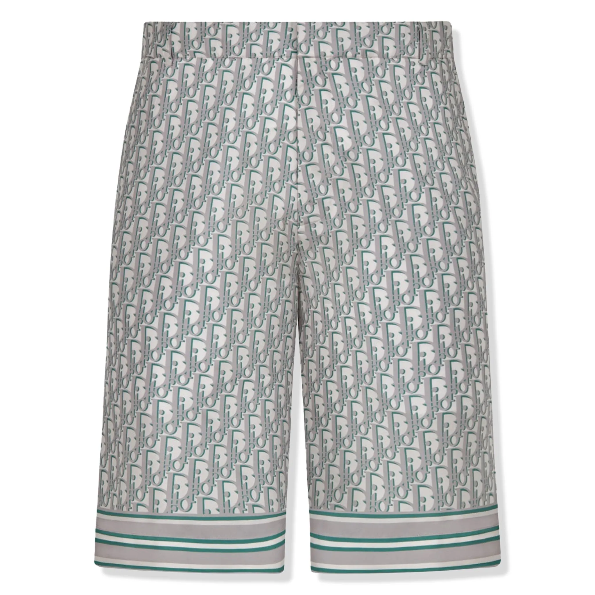 Dior Oblique Bermuda Mauve Silk Twill Shorts