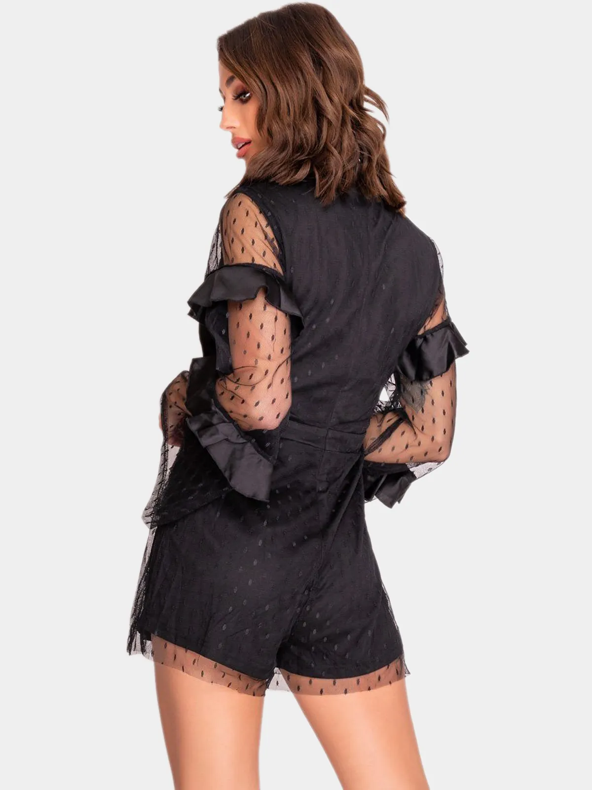 Dobby Mesh Romper