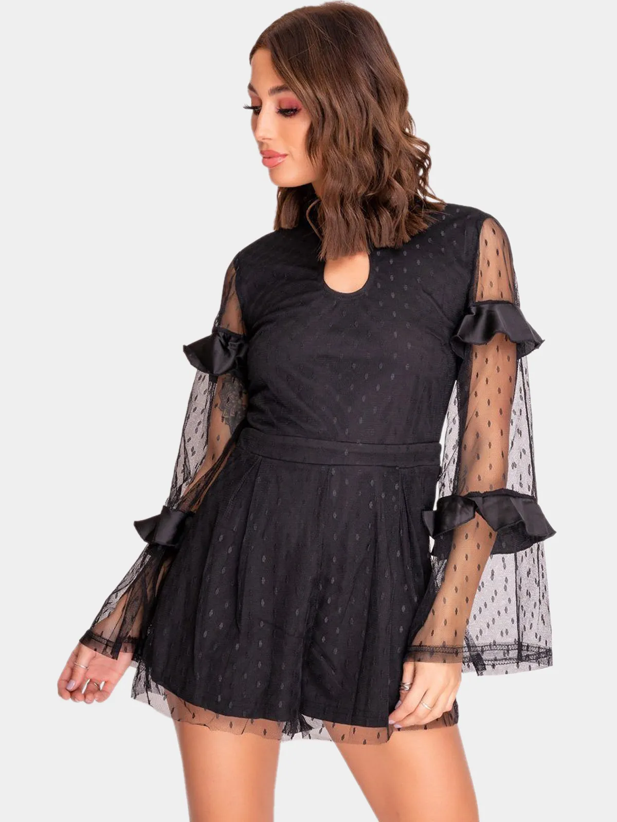 Dobby Mesh Romper