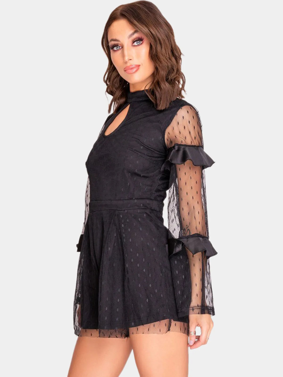 Dobby Mesh Romper