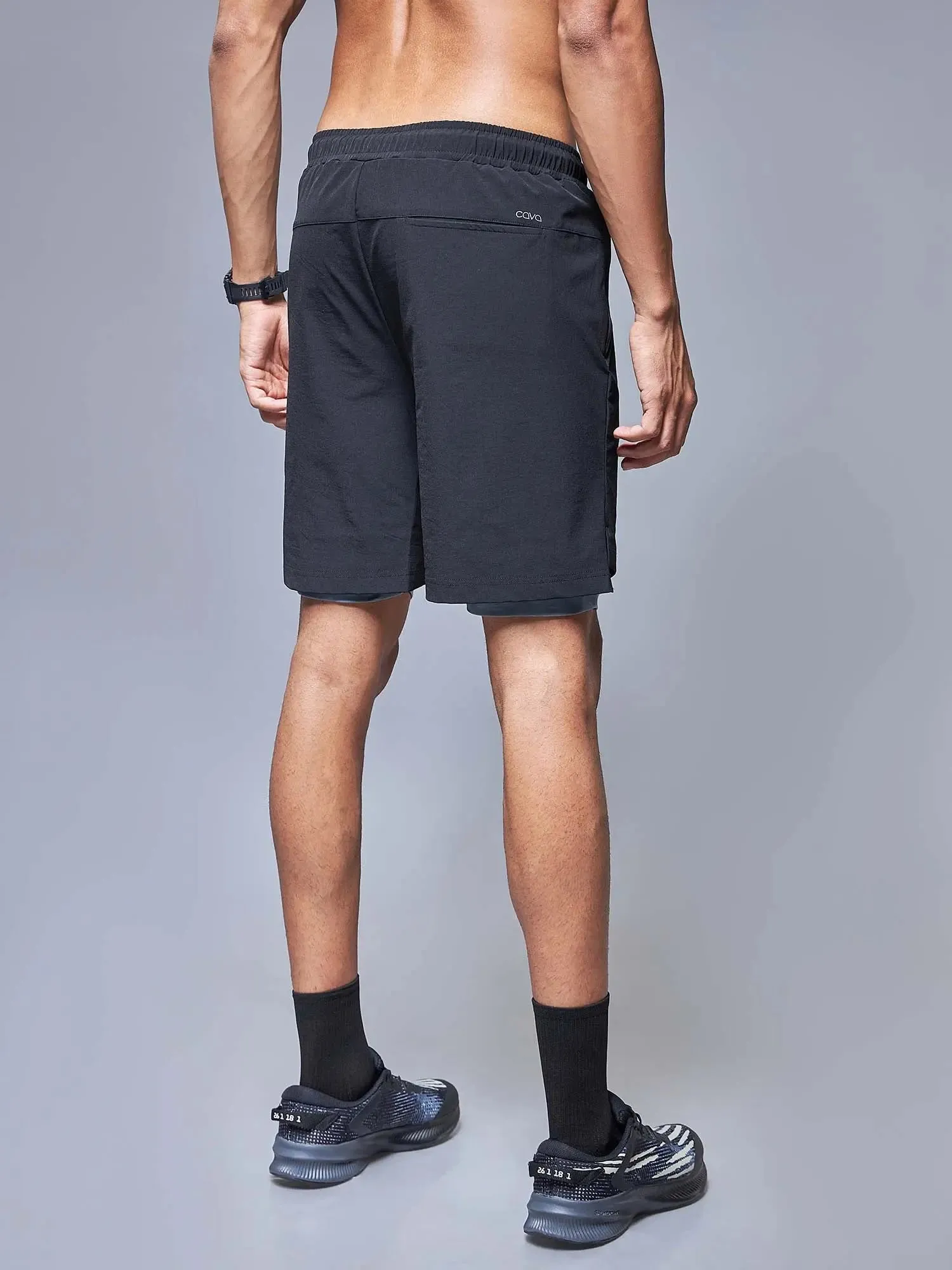 DuoFlex Black Shorts
