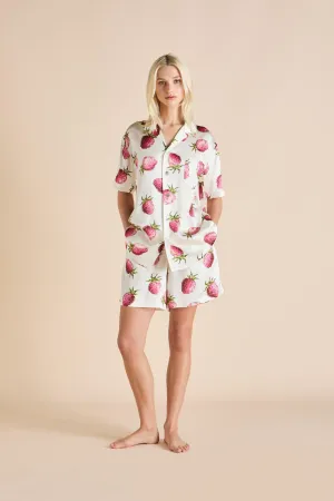Emeli Blythe Silk Short Pajama Set