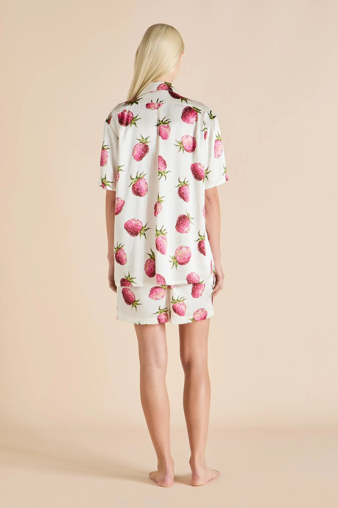 Emeli Blythe Silk Short Pajama Set