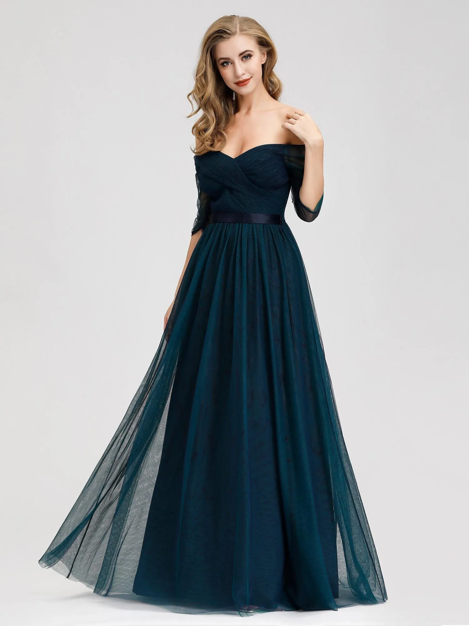 Ever-Pretty Off Shoulder Maxi Evening Party Dresses EP07915