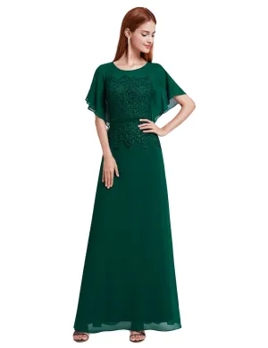 Ever-Pretty Women's Elegant Cap Sleeve Long Evening Dress EP08775