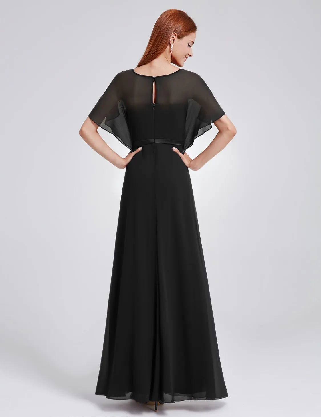 Ever-Pretty Women's Elegant Cap Sleeve Long Evening Dress EP08775