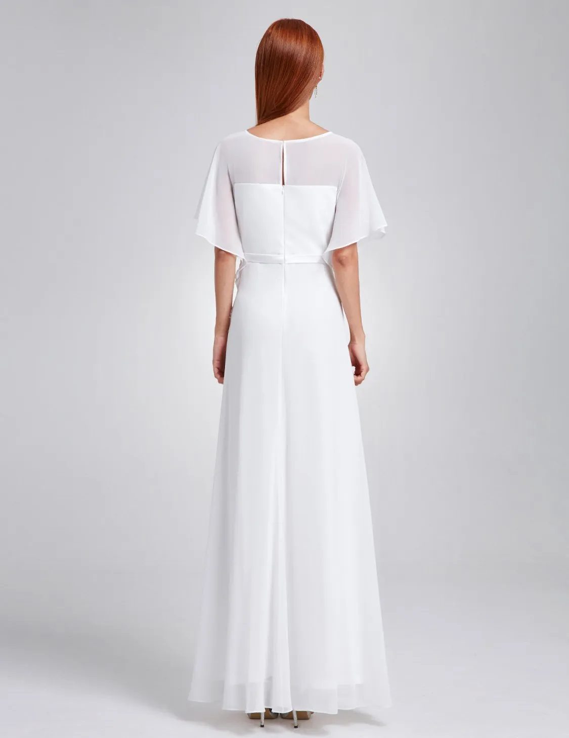 Ever-Pretty Women's Elegant Cap Sleeve Long Evening Dress EP08775