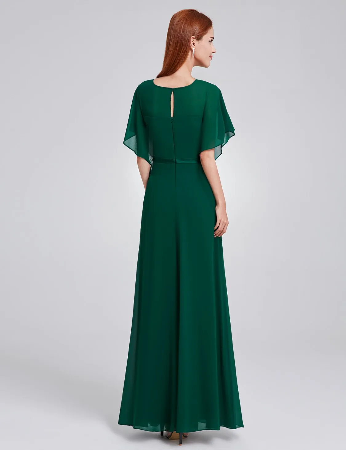 Ever-Pretty Women's Elegant Cap Sleeve Long Evening Dress EP08775