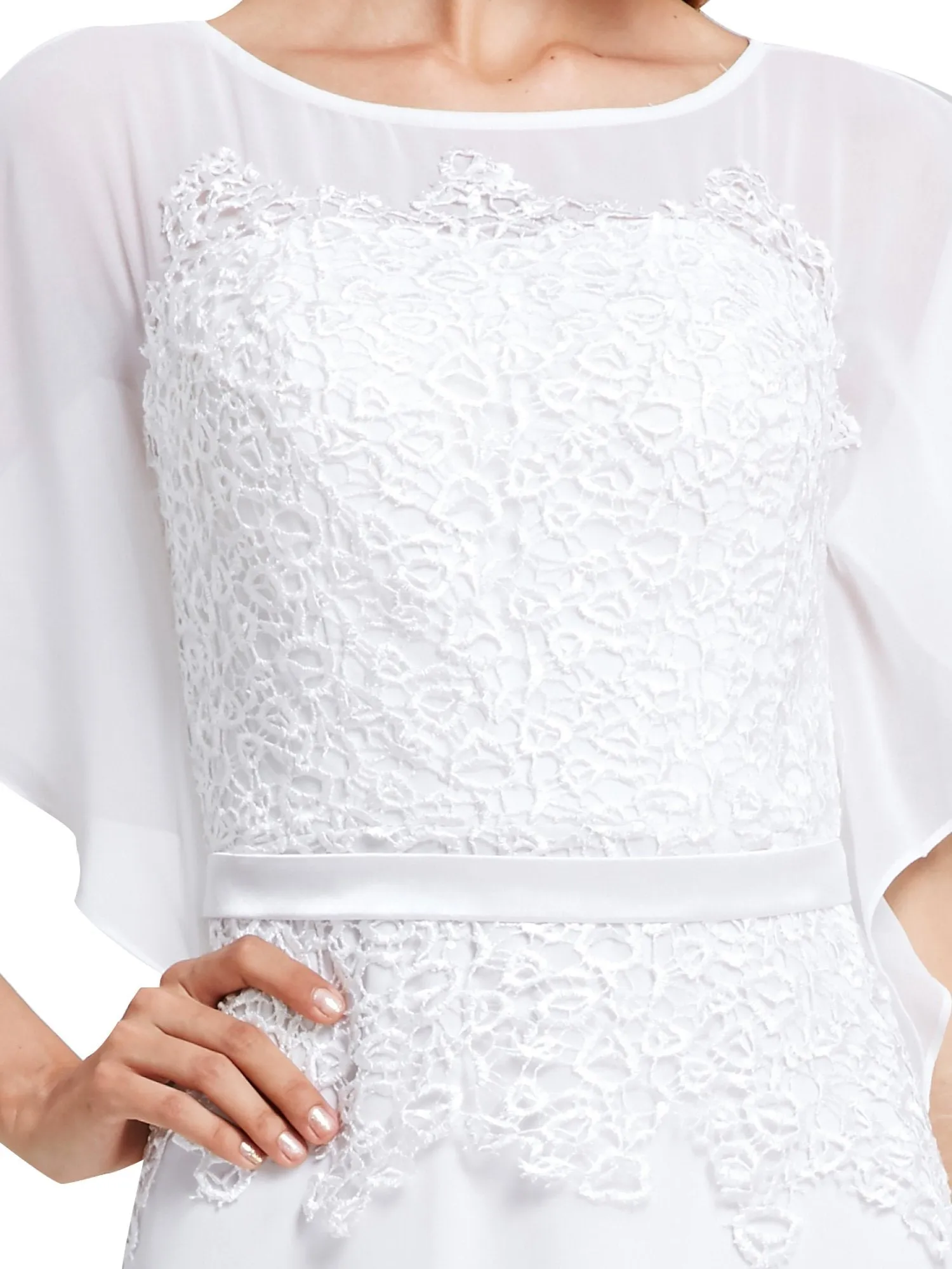Ever-Pretty Women's Elegant Cap Sleeve Long Evening Dress EP08775