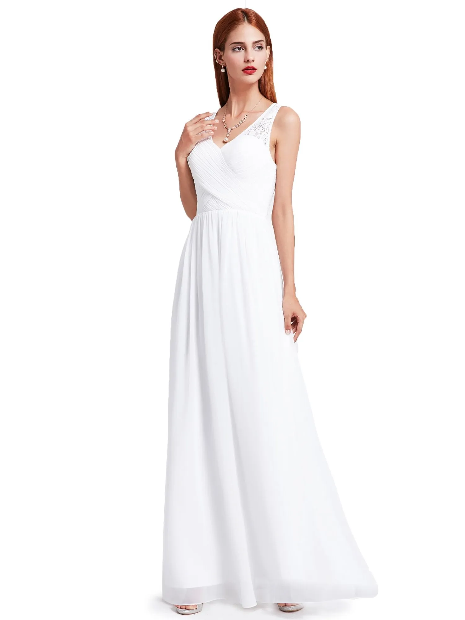 Ever-Pretty Women's Elegant V-Neck Long Evening Party Dress EP08871