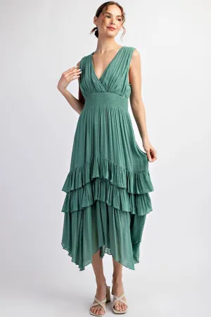 FINAL SALE It Could Be You Ruffle Maxi Dress